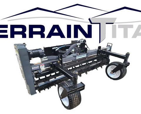MTW TerrainTitan RTS Skid Steer Power Box Rake / Soil Conditioner