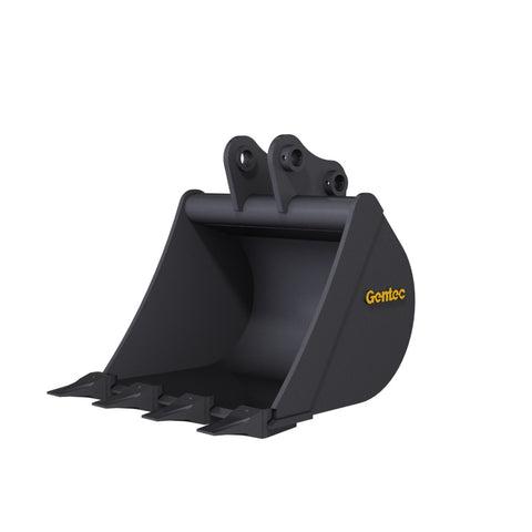 Gentec Digging Bucket | 12"–24" for 1.5–2.2 Ton Excavators
