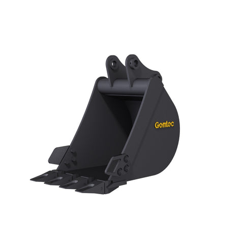Gentec Digging Bucket | 12"–24" for 2.3–3.9 Ton Excavators