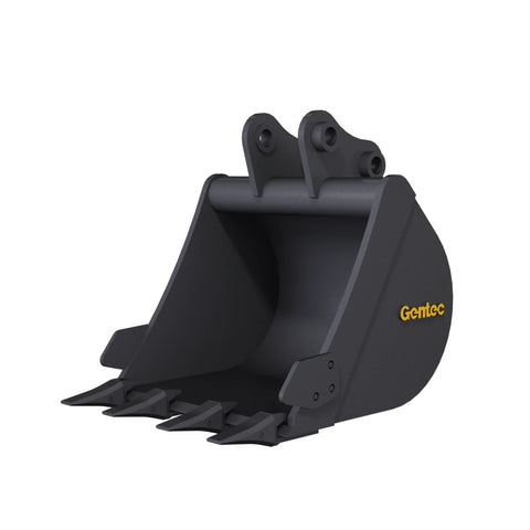 Gentec Digging Bucket | 12"–24" for 2.3–3.9 Ton Excavators