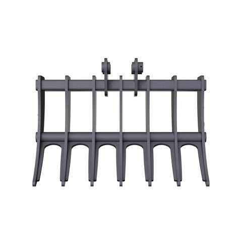 Gentec Excavator Rake | 30"–36" for 1.5–2.2 Ton Machines