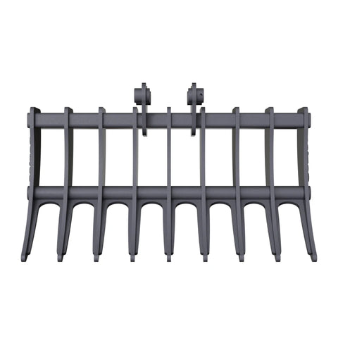 Gentec Excavator Rake | 30"–36" for 1.5–2.2 Ton Machines