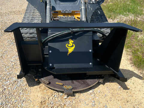 Stinger Disc Mulcher 48"–60" Skid Steer Forestry Attachment | CrewTough