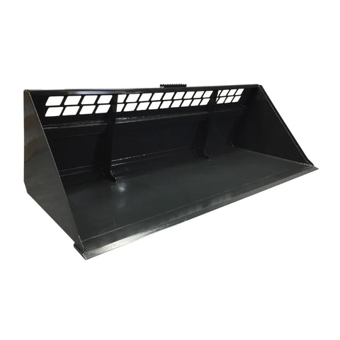 Stout Skid Steer Single Edge Snow Bucket | Skid Steer Quick Attach