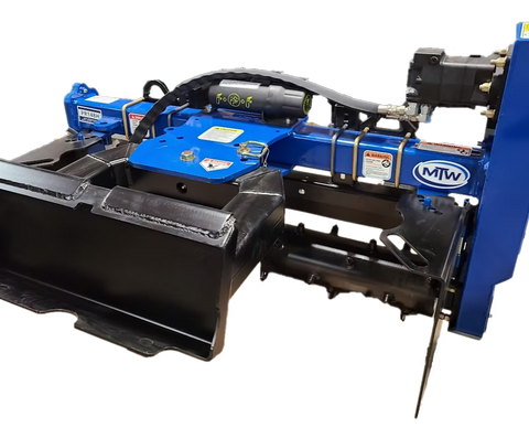MTW TerrainX RTS Skid Steer Power Box Rake / Soil Conditioner