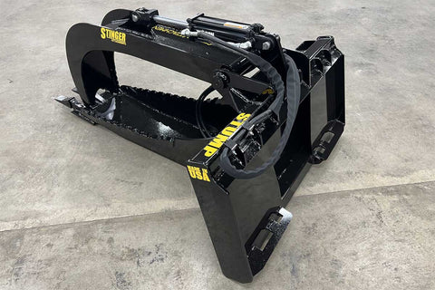 Stinger Skid Steer Stump Bucket Grapple (STG)