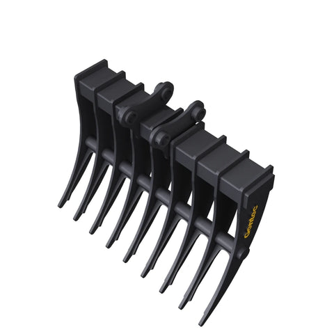 Gentec 36" Excavator Rake | 2.3–3.9 Ton Machines