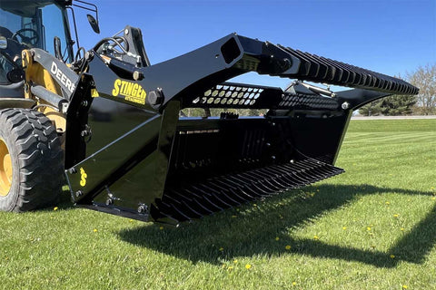 Stinger Wheel Loader Rock Bucket & Reel Package