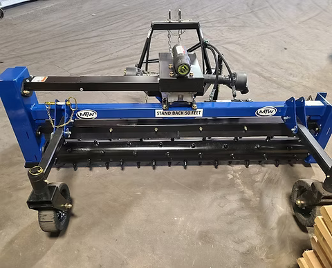 Power Rake Three Point Pto MTW Sub-Compact PTO Power Box Rake – CrewTough