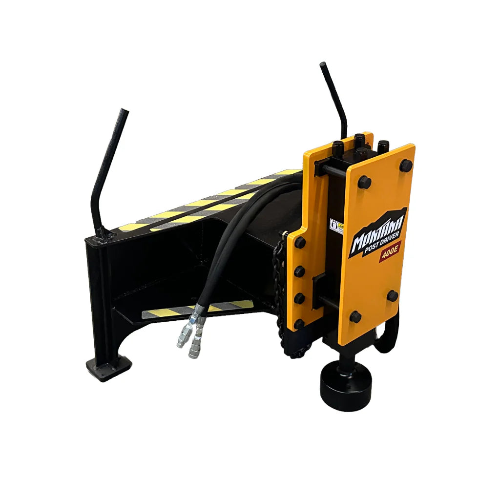 Montana 400E Skid Steer Post Driver | Heavy-Duty Fence Driver – CrewTough