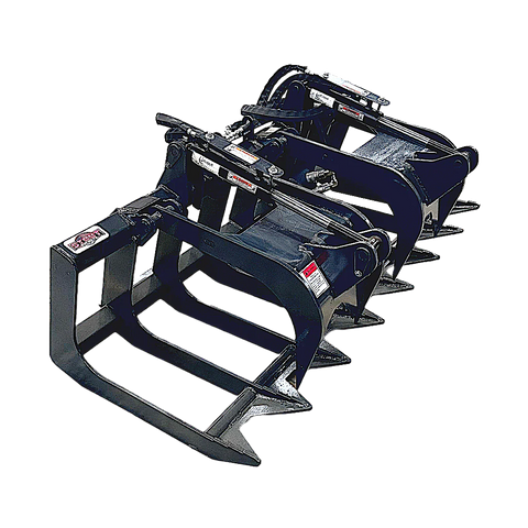 Stout Skid Steer Brush & Root Grapple 66-9 | Skid Steer Quick Attach