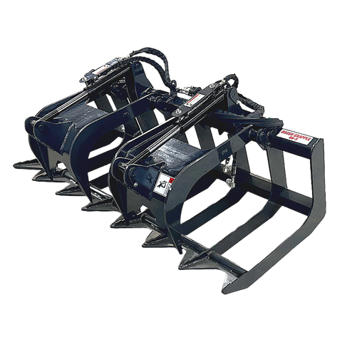 Stout Skid Steer Brush & Root Grapple 66-9 | Skid Steer Quick Attach