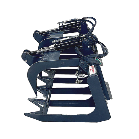 Stout Skid Steer Brush & Root Grapple 66-9 | Skid Steer Quick Attach