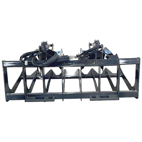 Stout Skid Steer Brush & Root Grapple 66-9 | Skid Steer Quick Attach