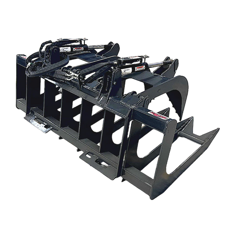 Stout Skid Steer Brush & Root Grapple 66-9 | Skid Steer Quick Attach