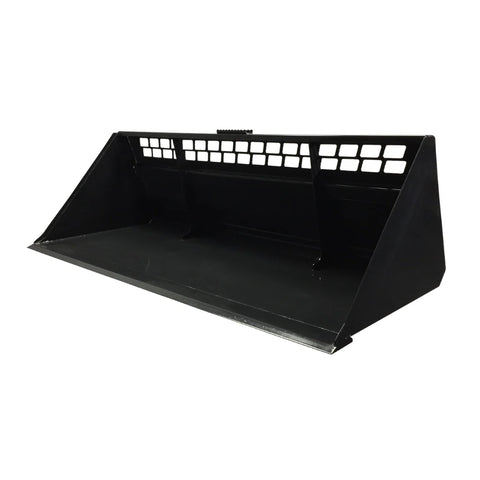 Stout Skid Steer Single Edge Snow Bucket | Skid Steer Quick Attach