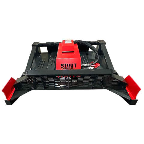 Stout TrailBoss 72" Skid Steer Brush Cutter | Heavy-Duty Land Clearing Attachment