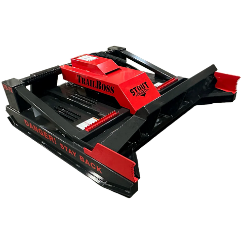 Stout TrailBoss 72" Skid Steer Brush Cutter | Heavy-Duty Land Clearing Attachment