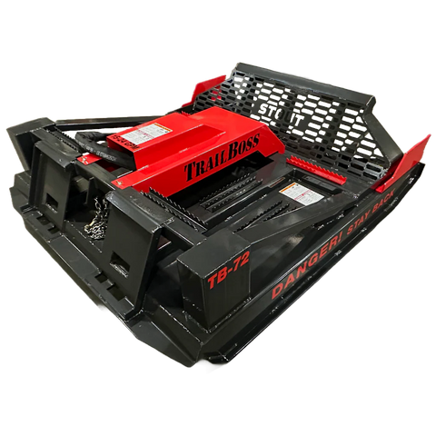 Stout TrailBoss 72" Skid Steer Brush Cutter | Heavy-Duty Land Clearing Attachment