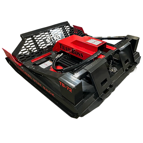 Stout TrailBoss 72" Skid Steer Brush Cutter | Heavy-Duty Land Clearing Attachment