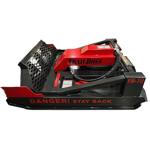 Stout TrailBoss 72" Skid Steer Brush Cutter | Heavy-Duty Land Clearing Attachment