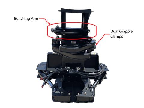 MAXX Timberwolf Forestry Tree Shears — 14" & 16" (Grapple & Bunching Models)