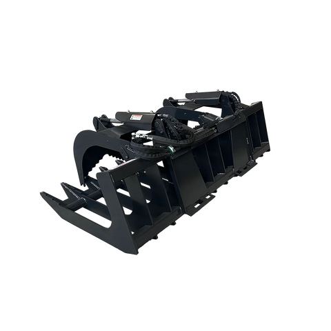 Stout Skid Steer XHD Brush & Root Grapple | 6″ Tine Spacing | Skid Steer Quick Attach