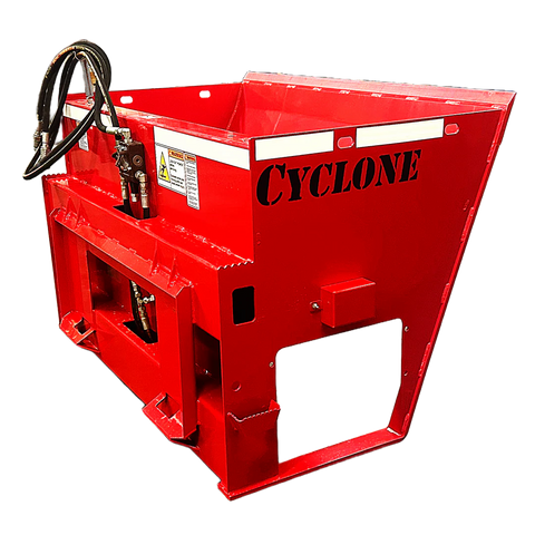 Stout Cyclone 60″ Skid Steer Spreader Attachment | Sand, Salt & Fertilizer