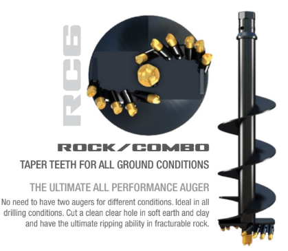 Stinger Auger – 2" Hex (AUG) | Heavy-Duty Earth, Rock & Permafrost Augers