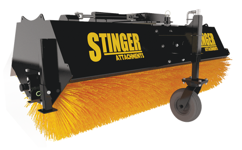 Stinger Angle Broom (ABROOM) – Skid Steer Angle Broom Attachment