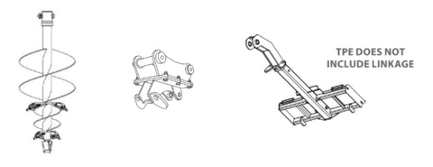 Stinger Skid Steer Auger Drive Extensions (2″ Hex)