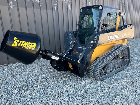 Stinger Cement Mixer Attachment (CM) – Skid Steer & Stinger Auger Compatible