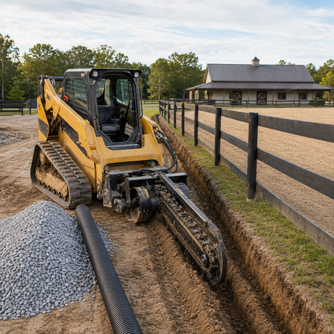 Install Arena Drainage