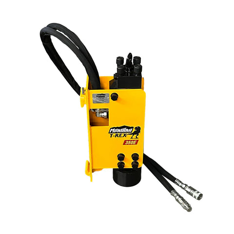 Montana 350E T-Rex Fork Rail Mounted Post Driver