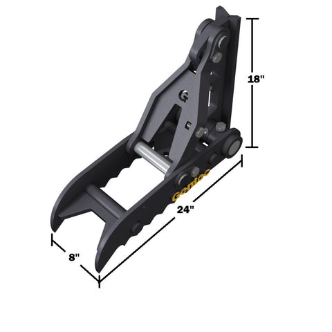 Gentec Mechanical Weld-On Excavator Thumb | 4,000–9,900 lb Machines
