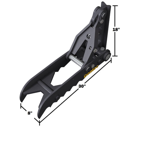 Gentec Mechanical Weld-On Excavator Thumb | 4,000–9,900 lb Machines