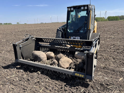 Stinger Skid Steer Rock Bucket & Reel Package (RKRR)