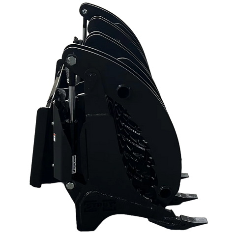 Stout Skid Steer XHD Root Rake Clam Grapple | Dual Independent Grapples