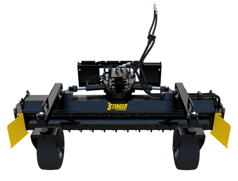 Stinger Soil Conditioner (SC) – Skid Steer Power Rake Attachment