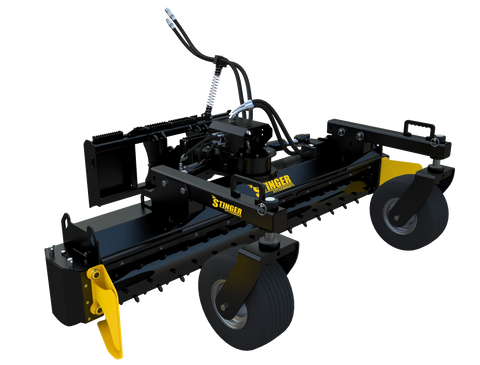 Stinger Soil Conditioner (SC) – Skid Steer Power Rake Attachment