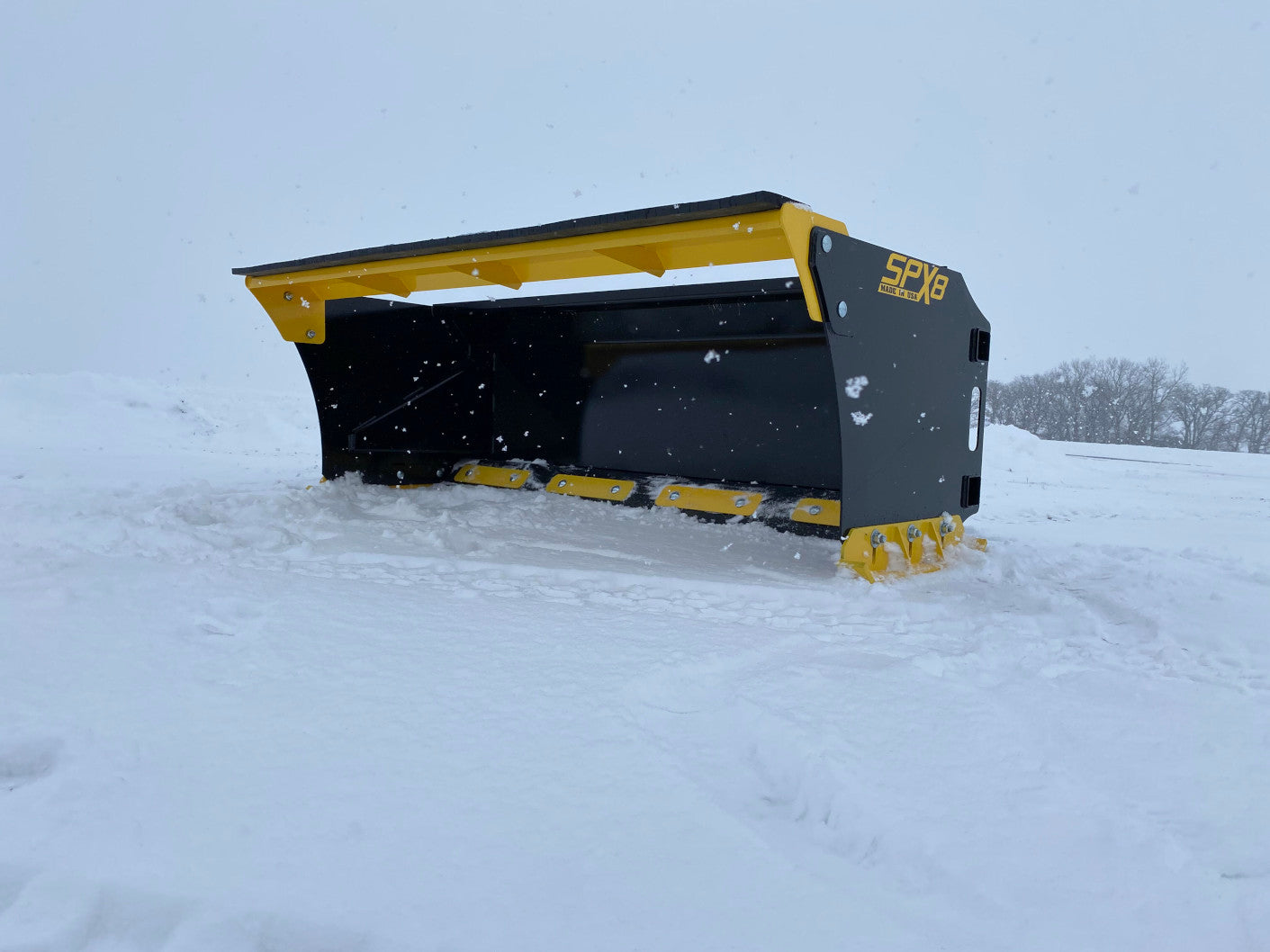 Snow Pusher Extreme Rotating/Oscillating (SPXR) | Heavy-Duty Skid Steer ...