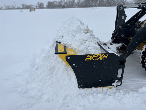 Stinger Snow Pusher Extreme Rotating/Oscillating (SPXR) – Heavy-Duty Skid Steer Snow Pusher