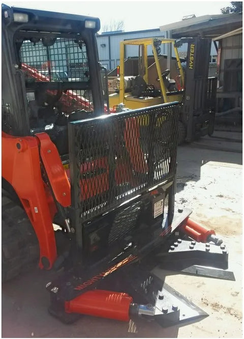 Young’s Welding MightyAxe Tree Shear – Heavy-Duty Skid Steer & Tractor Tree Cutter