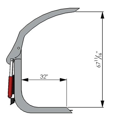 Young’s Welding Mighty Brush Grabber | Tractor & Skid Steer Hydraulic Brush Grapple