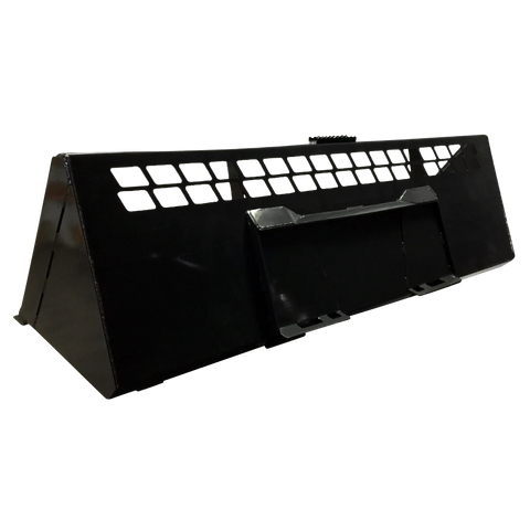 Stout Skid Steer Snow Bucket | Bolt-On Double Edge | Skid Steer Quick Attach