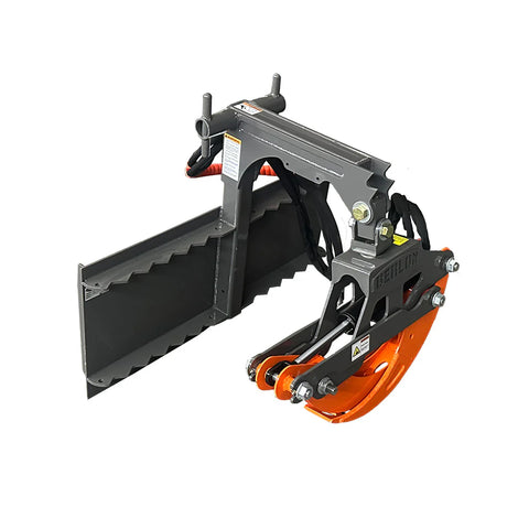 Berlon Forestry Claw for Skid Steer | Heavy-Duty Brush & Limb Grapple
