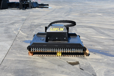Loflin 36-inch mini skid steer brush cutter
