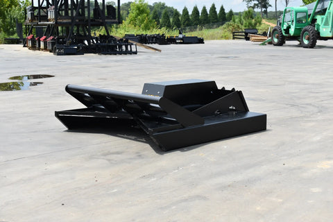 Loflin open-front cutter clearing brush and saplings