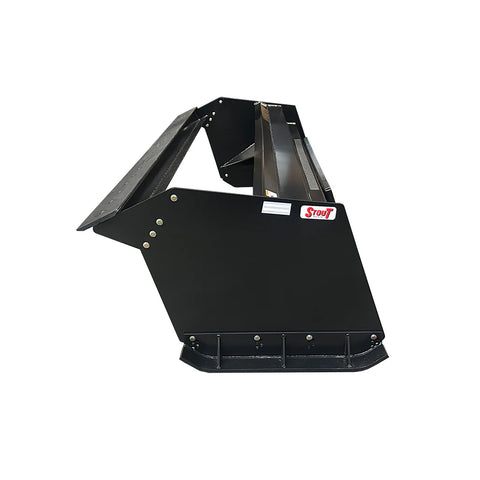 Stout Skid Steer Snow Pusher | Oscillating Hitch | Skid Steer Quick Attach