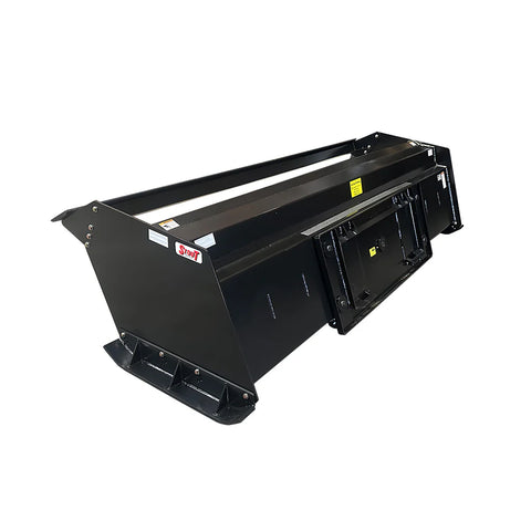 Stout Skid Steer Snow Pusher | Oscillating Hitch | Skid Steer Quick Attach